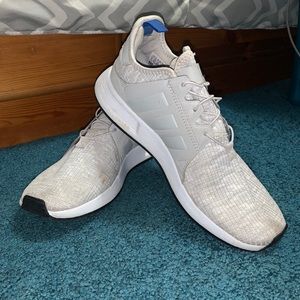 grey adidas sneakers